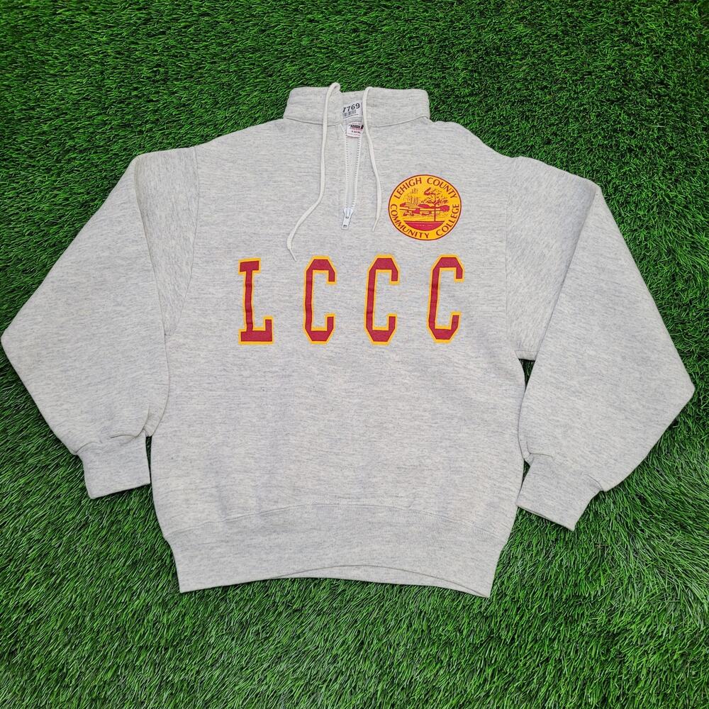 Vintage 80s Lehigh Carbon Community Sweatshirt Small 18x24